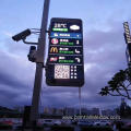 Outdoor Advertising P4 LED Street Pole Led Billboards